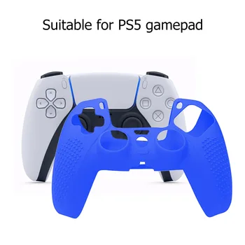 Silikoninės Apsaugos Atveju SONY PS5 Gamepad Valdikliu PS5 Valdytojas Apsaugos Reikmenys, neslidžia Šviesos Nykščio Rankena Bžūp