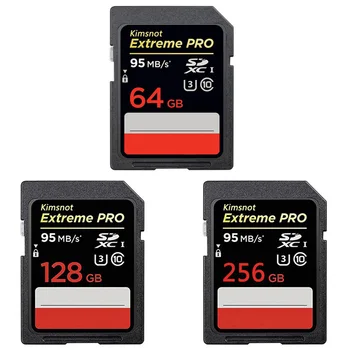 Kimsnot Extreme Pro Atminties Kortelė 32 GB, 16 GB SDHC Kortelė 128GB 64GB 256 GB SDXC SD Kortelė, Fotoaparato Class10 UHS-I 633x 95mb/s Realus Pajėgumas