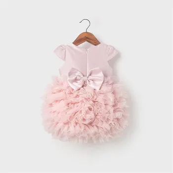 1-ojo Gimtadienio Baby Girl Dress Tutu Nėrinių Princesė Vestuvių, Vaikams, Suknelės Mergina Lankas Kūdikių Krikšto Suknelės Mergaitėms Kamuolys Suknelė