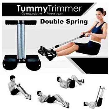 Du Kartus Pavasario Tummy Trimmer Pilvo Sėdėti Pedalu Exerciser Juosmens Traukos Pratimas Treniruotės Treniruoklių Salė Įranga