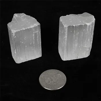 1box Gamtos Selenitas Akmenys Čakros Akmenys, Energija, Žaliavos, Gydomųjų Mineralų Kristalai Pavyzdys Namų Dekoro