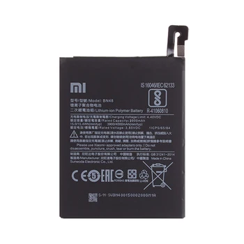Xiao Mi Originalios Telefonų Baterijos BN48 4000mAh už Xiaomi Redmi 6 Pastaba Pro Aukštos Kokybės Pakaitinis Akumuliatorius Mažmeninio Paketo Priemonės