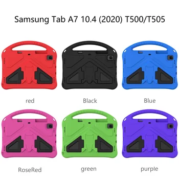 Vaikas-Įrodymas, Dangtelis skirtas Samsung Galaxy Tab S6 Lite 10.4 (SM-P610/P615) EVA Bamperio Dangtelio Atleidimo 2-Kampas, Sulankstomas 