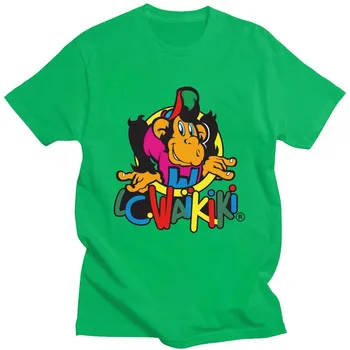 Beždžionė Marškinėliai LC Waikiki Beždžionė Prekės T-Shirt Grafikos Medvilnė Tee Shirt Mens trumpomis Rankovėmis Beach Marškinėlius