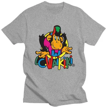 Beždžionė Marškinėliai LC Waikiki Beždžionė Prekės T-Shirt Grafikos Medvilnė Tee Shirt Mens trumpomis Rankovėmis Beach Marškinėlius