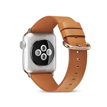 Odos Watchband Apple Watch Band Serijos 3/2/1 Spalvinga Apyrankė 42 mm, 38 mm, Žiūrėti Dirželis Ruda Už iwatch 4 Juostos