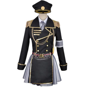 NAUJASIS Japonijos Anime K Projekto Seri Awashima katė cosplay karinę uniformą nustatyti kostiumas