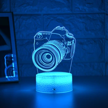 2020 Naujausias Kid Šviesos Naktį 3D LED Nakties Šviesos Kūrybos Lentelė, Naktiniai staleliai, Lempa Romantiška Fotoaparato šviesos Vaikai Gril Namų Apdailos, Dovanos