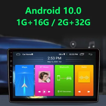 GPS Automobilio Radijo 9 colių Android 10 