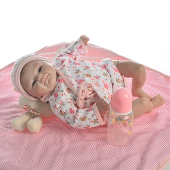 Specialių 17 colių 42 cm Gyvas Kūdikis Reborn Baby Doll Realus Minkšto Silikono Atgimsta Mažai Kūdikių Žaislas Vaikui Gimtadienio Dovanos