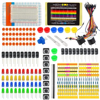 Generalduty Starter Kit Elektroninės Dalys Arduino W/LED / Šokliavarlinės Laidai / Breadboard +white Box+11 Projektų(online)