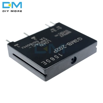 5VNT Relės Modulis G3MB-202P G3MB 202P DC-AC PCB SSR 5V DC Out 240V AC 2A (Solid State Relay Modulis