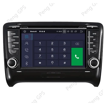 Android 10.0 Jutiklinis Ekranas, CD, DVD Grotuvo Audi TT 2006-2012 GPS Navigacijos, Multimedijos Headunit 4G+64G Carplay DSP PX6 OBD WIFI