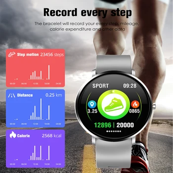 F25 Smart Watch Vyras-Moterų' žiūrėti Visą Jutiklinis Ekranas Širdies ritmo Ilgai veikiant Budėjimo režimu, GPS Smart Watch 