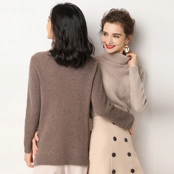 2020new džemperis moterims puloveris moterų golfo Kašmyro megztinis Plonas mados megzti megztinis žiemos drabužių moterims megztiniai