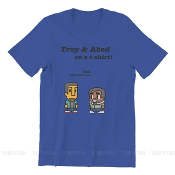 Nauja Vasaros Troja ir Abed T-Shirt Medvilnės Bendrijos Jeff Skersavimas Seriale Ofertas trumpomis Rankovėmis Vyrams