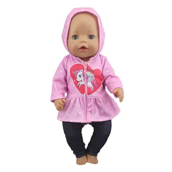 Naujas Mados širdies formos kostiumas Dėvėti 43cm Baby Doll, 17 Colių Gimusių Kūdikių Lėlės Drabužiai Ir Aksesuarai