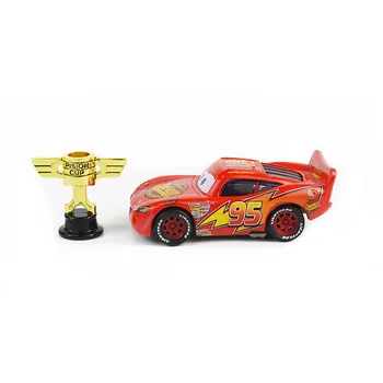 2 9cm Automobilių Žaibas McQueen 95 Su Piston Cup Disney Pixar Cars 3 Žaislai Mater Jackson Audra Diecast Metal Automobilių Žaislo Modelis