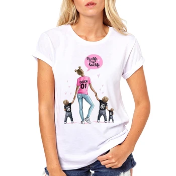 2019 Mamos meilės marškinėliai Moterims Motinos Meilės Spausdinti kūdikių marškinėliai Harajuku 3boys Marškinėlius Topai marškinėliai, Femme mama Marškinėlius