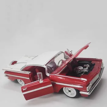 Jada derliaus 1959 Chevy Impala 1:24 klasikinis metalo lydinio, lieto automobilių sporto imitavimo modelį žaislų kolekcija dovanos ekranas