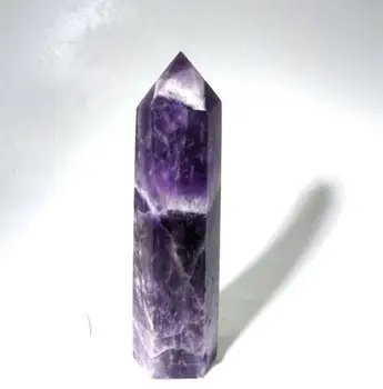 1pc Gražus gamtos Svajonė ametistas taško kvarco kristalo reiki healing natūralių akmenų ir mineralų