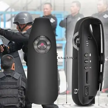Mini Kamera Full HD 1080P Nešiojamų vaizdo Kamera Policijos Vaizdo įrašymo Kūno Cam Motociklas Dviratis Judesio bodycamera mini kamera