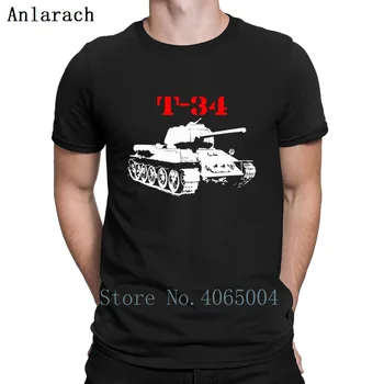 T34 Sovietų Russin Ii Pasaulinio Karo Tankai Ekologinio Draugiškas Marškinėliai Spausdinami Plius Dydis 3xl Pavasarį Naujas Mados Raidė, Laiškas, Medvilnės Marškinėliai