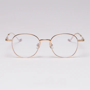 Peekaboo mėlynos šviesos blokavimas akiniai, optiniai metalo rėmelis, aukštos kokybės aukso vyrų kvadratinių akinių receptą moteris, aišku objektyvas