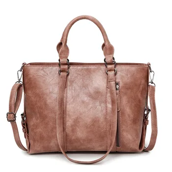Retro didesnės talpos pečių krepšiai, Derliaus moterų odos rankinės prabanga rankinės moterims, krepšiai dizaineris moterų krepšys krepšys