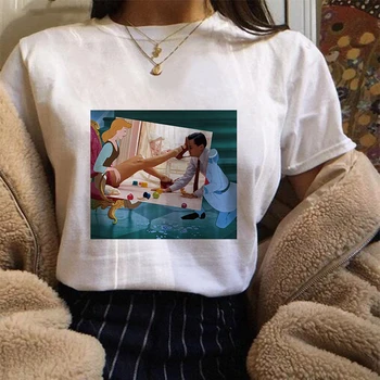 Camiseta Mujer Derliaus Atsitiktinis Juokinga Klaidingą Princesė, Princas Spausdinti Viršūnes Trumpas Rankovės Streetwear Harajuku Moterų Drabužiai, marškinėliai