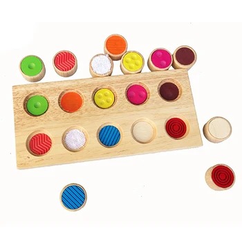 Vaikai Ankstyvojo Mokymosi Švietimo Žaislas Montessori Jutimo Touch Jausmas Traukinio Įrankiai Match Žaidimą Vaikams dovanos Vaikams