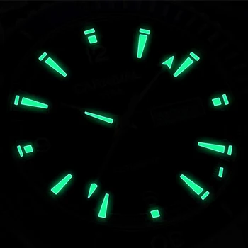 Japonijoje MIYOTA Judėjimo Mechaniniai Laikrodžiai Safyras Veidrodis KARNAVALAS Žiūrėti Vyrų Nardymo 50M atsparumas Vandeniui Šviesos Plieno Automatinis laikrodis