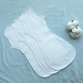 5 Vnt./daug 420mm Plonas Panty Linijinės Daugkartinio naudojimo Menstruacijų Medžiaga Higieninių Įklotų Servetėlę galima Skalbti Vandeniui Ilgos nakties naudoti Motinystės