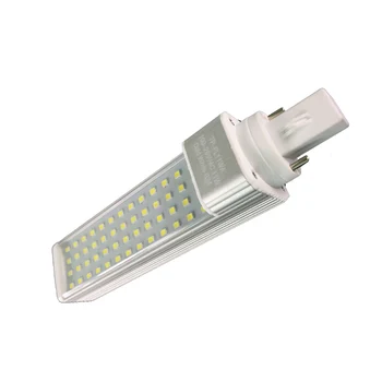 LED G24 2-Pin Bazės Kukurūzų Lemputės 110V, 220V 13W PLC Lempos Horizontalus Plug Žibintai su 30W CFL Pakeitimo G23 E27