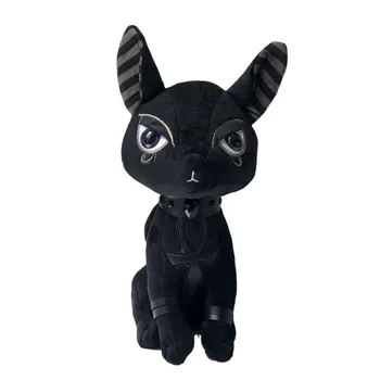 35cm KILLSTAR Anubis Velnias Lėlės juoda Įdaryti Pliušinis vienaragis/Triušiai/Elephant/vilkas/kačių Žaislai, Juoda Lėlė ypatinga dovana Vaikams