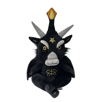 35cm KILLSTAR Anubis Velnias Lėlės juoda Įdaryti Pliušinis vienaragis/Triušiai/Elephant/vilkas/kačių Žaislai, Juoda Lėlė ypatinga dovana Vaikams