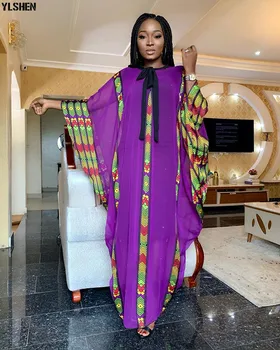 Ilgis 150cm Afrikos Suknelės Moterims Drabužių Dashiki Naujas Šifono Afrikos Drabužių 2019 Aukštos Kokybės Boubou Skraiste Africaine Suknelė