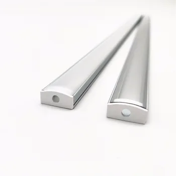 HAMRVL 2-30 nustato daug 0,5 m 12mm juostelės led aliuminio profilio šviesos juosta kanalo butas būstą pieniškas padengti aišku, dangteliai įrašus