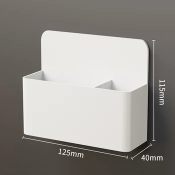 Magnetinio Plastikinės Sandėliavimo Organizatorius Dėžės Tinklelis Gumos Šaldytuvas Magnetai Dėžes, Plunksnakočiai, Pieštukų Sutaupyti Vietos Virtuvėje Home Office Saugojimo Dėžutė
