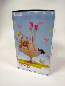 19cm Chiru seksualus Katės mergina Veiksmų Skaičius, PVC Kolekcijos Modelis žaislai kalėdų dovana