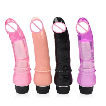 20cm Realus Kristalų Dildo, Vibratoriai Multi Greitis Didelis Penis Erotiniai Sex Žaislų Suaugusiųjų Intymių Moters Masturbator Realus