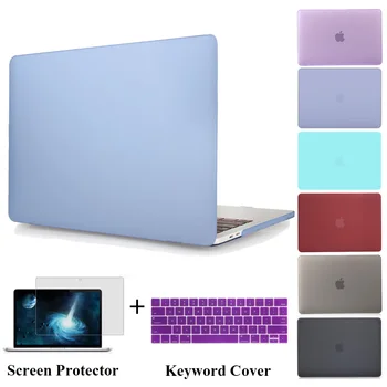 3in1 Skaidrus/Matinis hard case for MacBook Pro 13 A1706 Pro 15 A1707 Su Touch Bar & Touch ID Nešiojamas Krepšys, skirtas mac book Pro A1708