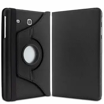 Case Cover for Samsung Galaxy Tab E 8.0 SM-T377 Atveju, 360 Laipsnių Besisukantis PU Odos Atvejais Tab E 8.0 colių T375 T378 Tablet Stiklo
