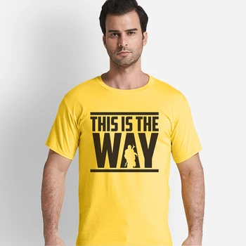 Tai Yra Būdas, Raidė Atspausdintas T-shirt Aukštos Kokybės Medvilnės vyriški Laisvalaikio Streetwear O-Kaklo Marškinėlius Mados Hip-Hop Vyrų Tees Viršūnės
