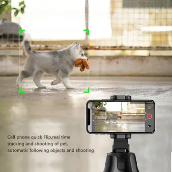 Selfie Stick,Viper 360°Sukimosi Auto Face&Objekto Stebėjimas Smart Fotografavimo Kamera Telefono Stovas, Cature 360°Vaizdo Kamera Vyrų Selfie Mount