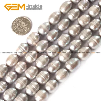 Perlas-viduje Natūralus Laisvas Dirbtiniu būdu išauginti Bulvių, Sumaišyti Perlų Karoliukus, Asortimentas Perlų Karoliukai Papuošalai Priėmimo 10-11mm 15inch 