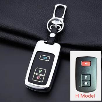Lieti Automobilio Raktas Atveju Toyota Camry 2012 2.5 v 2.5 g 2,5 s 3 Mygtukai Smart Nuotolinio Fob Padengti Keychain Raštas Maišelį Auto Priedų