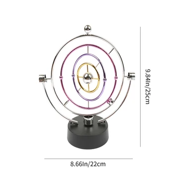 Magnetinio Sūpynės Kinetinė Orbita Amatų Ornamentu Stalo Apdailos Amžiną Balansas Dangaus Pasaulyje Newton Švytuoklės Namų Puošyba