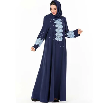 Dubajus Abaja Hijab Musulmonų Suknelė Kaftan Islamo Apranga Moterims Abayas Turkijos Suknelės Omano Caftan Marocain Islamas Donna Kleding