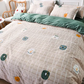 Mikropluošto audinys vieno/Dvigule lova-Kalėdų dovana-lova, įrengta lapas užvalkalas & antklode padengti rinkinys